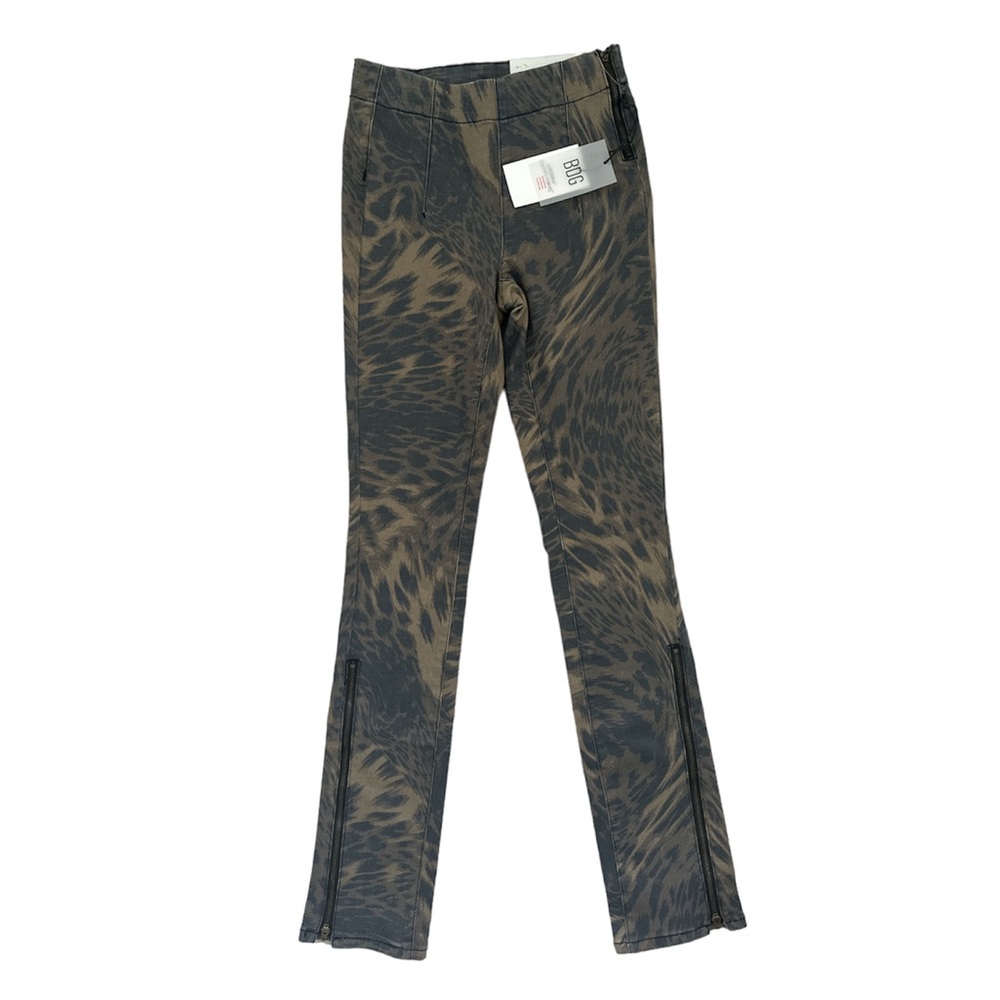 BDG Urban Outfitters High Rise Skinny Jeans tiger print black and brown Size 25